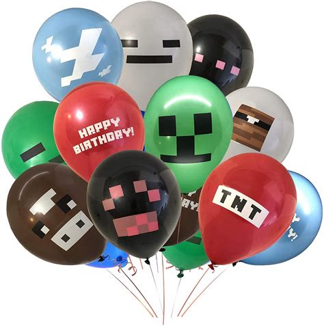 Balony Minecraft TNT Piksele Urodziny Zestaw 10szt 13891989597 Allegro Pl