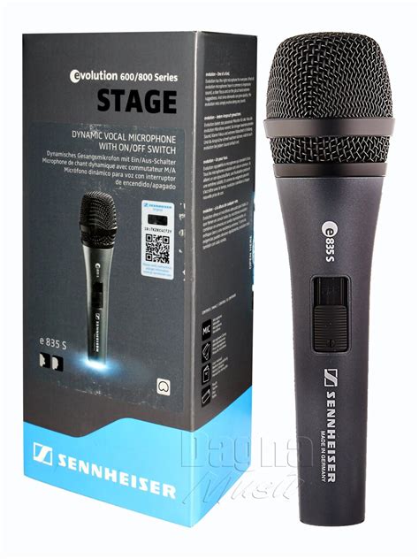 Sennheiser E 825 S Dynamic Cardioid Microphone W Switch SEN 004511