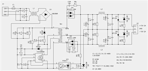 Switching Power Supply Schematic