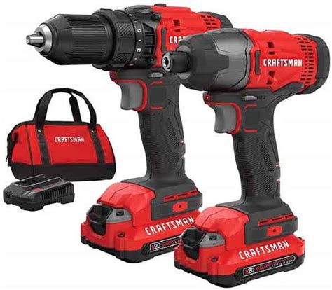 Best Craftsman Cordless Drill 20 Volt Combo Kit Cmck200c2 Review