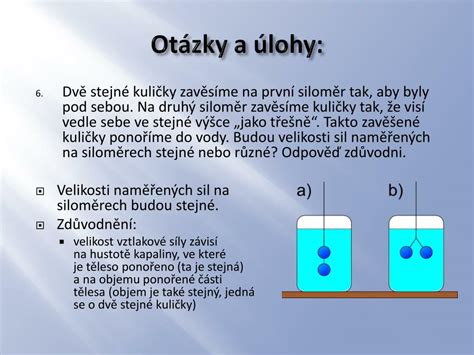 Ppt Vztlakov S La P Sob C Na T Leso V Kapalin Powerpoint