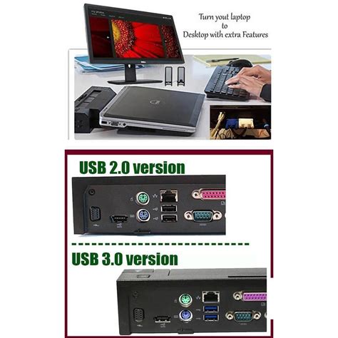 Dell E Port Plus Port Replicator Pr02x Docking Station With Usb 30 And 240w Adapter Computers