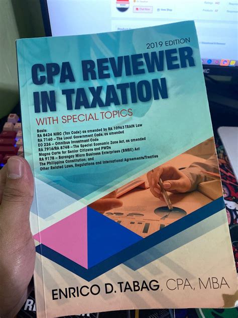 Cpa Reviewer In Taxation Edition Hobbies Toys Books