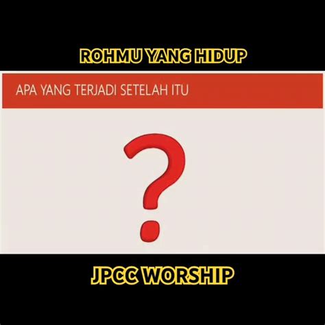 Pencurahan Roh Kudus Hari Ke Jpcc Rohmuyanghidup Gospelmusic