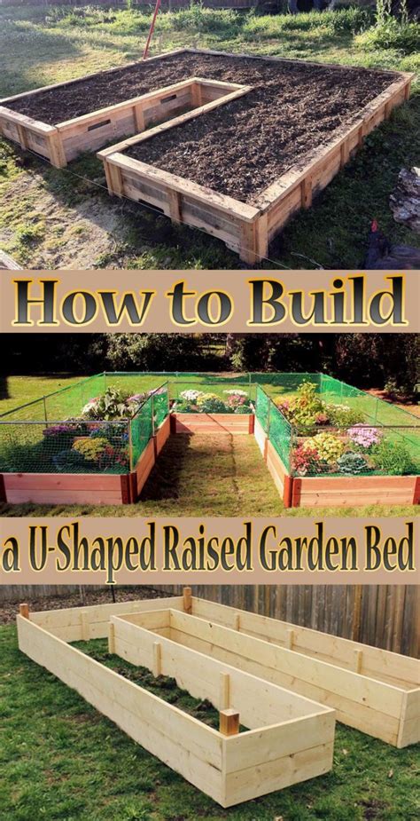 Quiet Corner:How to Build a U-Shaped Raised Garden Bed - Quiet Corner