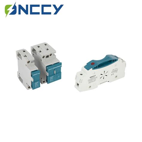 Solar PV DC 1500V 1p 50A10ka Fuse Holders For Photovoltaic Applications