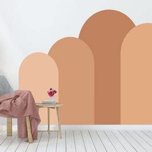 Color Block Wall Decal Arch Wall Sticker Arch Color Decal Etsy