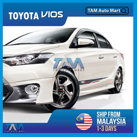 Toyota Vios Trd Sportivo Car Body Sticker For Vios Nd Gen Tam Auto