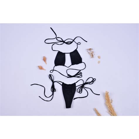 Jual Lily Bikini Set Black Shopee Indonesia