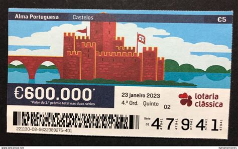 Billets De Loterie R X Lottery Ticket Portugal Alma