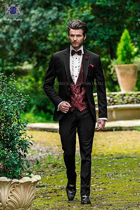 Bespoke Black Wedding Suit Style 1061 Mario Moreno Moyano Abito Da