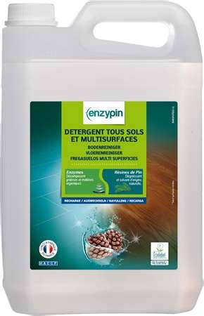 Enzypin Detergent Tous Sols L Ecolabel