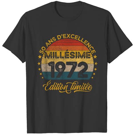 T Shirt Ans Anniversaire Mill Sime Fabriqu En Vendu Par