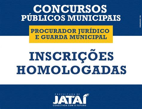 CONCURSO PÚBLICO Divulgada a lista final das inscrições homologadas