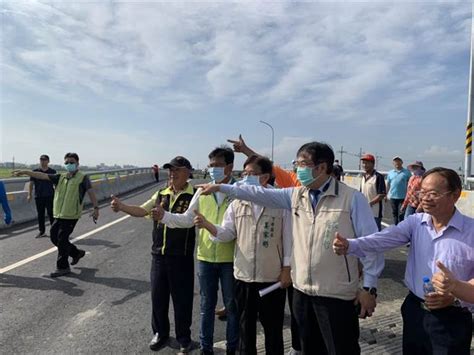 下營區麻豆排水黑橋改建通車 黃偉哲3度前往視察 寶島 中時