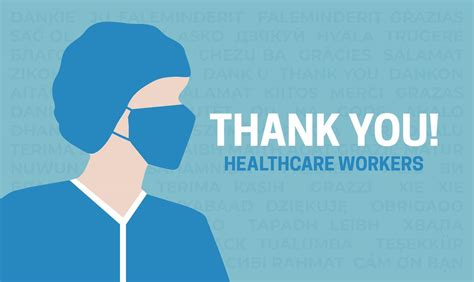 Thank You HealthCare Workers Banner Illustration 45805873 Vector Art at ...