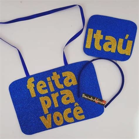 Kit Feito para você Placa Plaquinha Carnaval Festa Fantasia Tiara