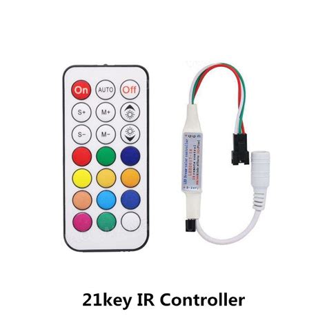 Dc V Droom Kleur Ir Rf Led Pixel Rgb Controller Vicedeal