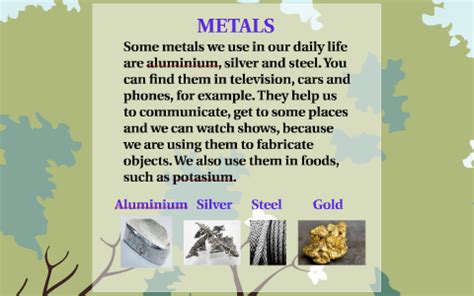 THE IMPORTANCE OF METALS, NON-METALS by miri sandra on Prezi