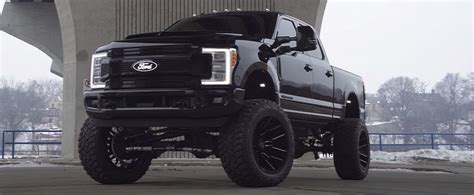 Murdered Out, Lifted Ford F-250 On 24-Inch Rims Is A Road-Going ...