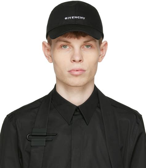 Givenchy Black Embroidered Cap 450 Ssense Lookastic