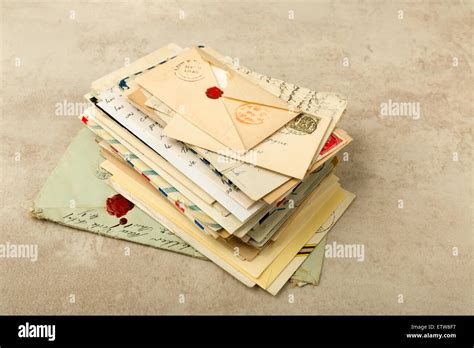 Stack Of Old Envelopes