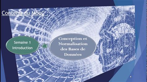 Mooc Sur La Conception Et La Normalisation Des Bases De Données Youtube