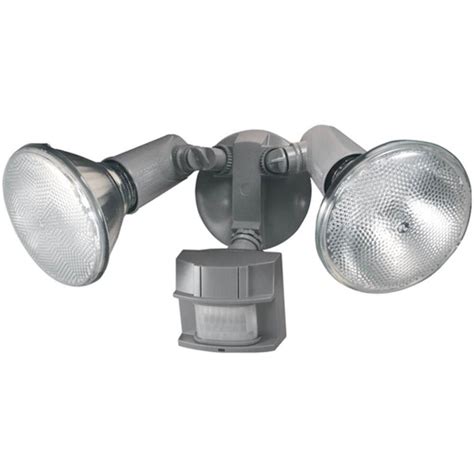 Heath Zenith 150 Degree Heavy Duty Motion Sensing Security Light Gray