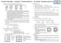 Podstawowe zasady konstrukcji słupów żelbetowych Ż 03 Docsity