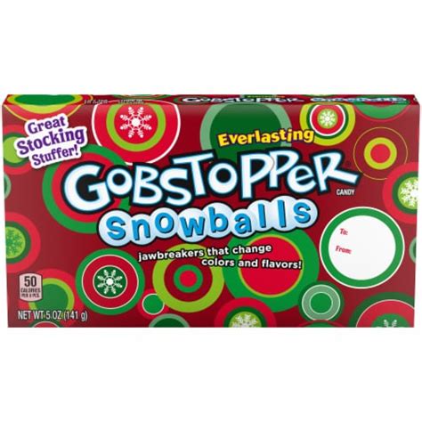 Gobstopper Holiday Snowballs Everlasting Jawbreakers 5 Oz Qfc