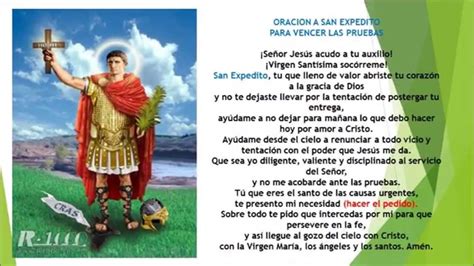 ORACIONES PODEROSAS A SAN EXPEDITO YouTube