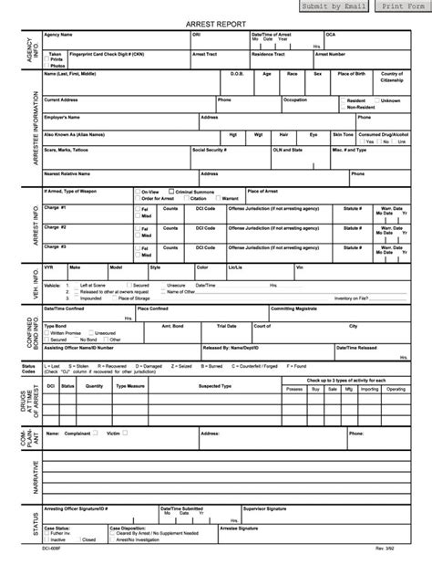 Printable Missouri Arrest Form - Printable Forms Free Online