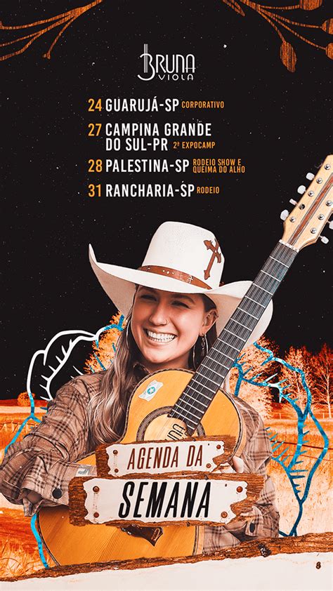 AGENDA DE SHOWS SERTANEJO 01 On Behance