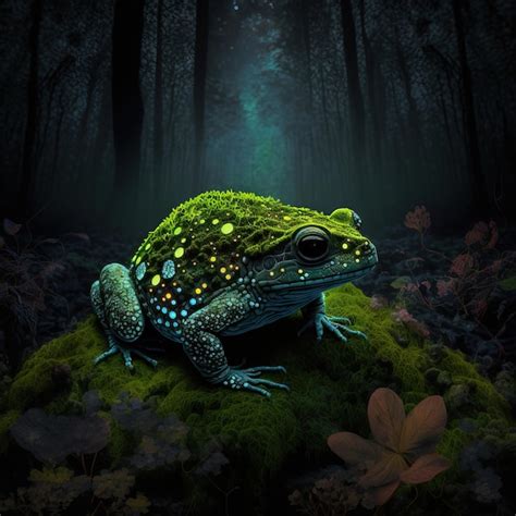 Premium AI Image | Close up of a red eyed tree frog on some leaves ...