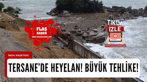 Tersanede Heyelan B Y K Tehlike Mza Gazetesi Zonguldak Haber