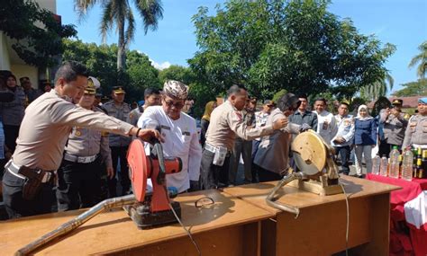 Polresta Cirebon Akan Bangun Tugu Udang Bahan Knalpot Brong Kacenews