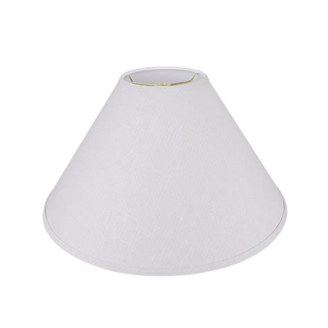 Aspen Creative Hardback Empire Shaped Spider Construction Lamp Shade In Light Grey 6 X 19 X