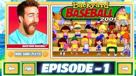 Playing Backyard Baseball In 2023 Backyard Baseball 2001 Part 1