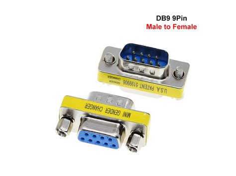 Conversor Db9 Conector Union Macho Hembra 9 Pines Yorobotics