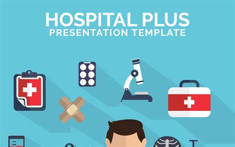 Hospital Plus PowerPoint template #81150 - TemplateMonster