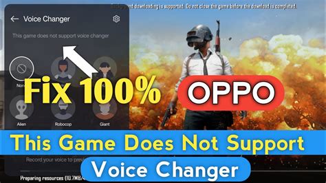 Oppo This Game Does Not Support Voice Changer Problem Solve Voice