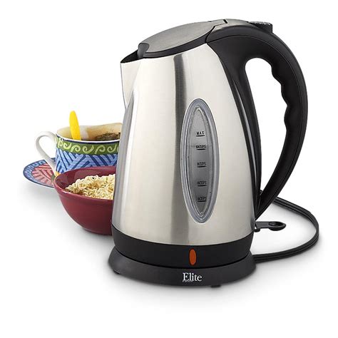 Stainless Steel Electric Tea Kettle - 213786, Kitchen Appliances at Sportsman's Guide