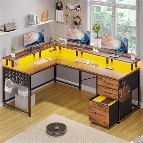 Sedeta 94 5 L Shaped Desk Reversible Computer Desk With