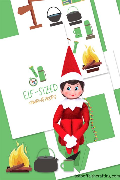 Elf On The Shelf Camping Free Printables Leap Of Faith Crafting