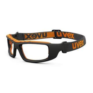 Uvex RX sp 5512 Schutzbrille mit Sehstärke in anthrazit orange Scheib