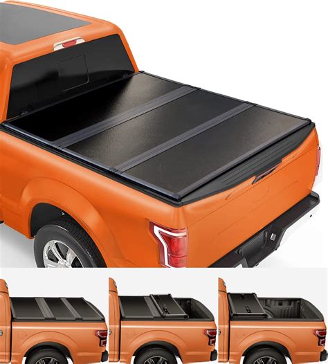 Amazon Hiwolf Frp Hard Tri Fold Truck Bed Tonneau Cover Fits