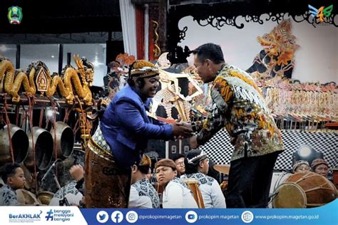 Pj Bupati Magetan Hadir Dalam Pagelaran Wayang Kulit Hut Ke Tni