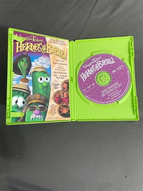 Veggietales Heroes Of The Bible Lions Shepherds And Queens Dvd 74645877792 Ebay