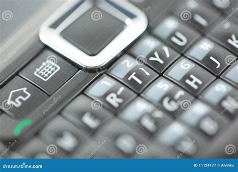 Cierre Qwerty Del Telclado Num Rico Elegante Del Tel Fono Para Arriba