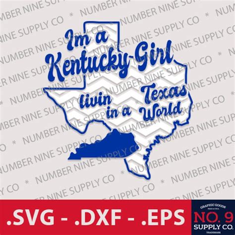 Kentucky Girl Svg Texas World Kentucky Girl Cut File Etsy Italia